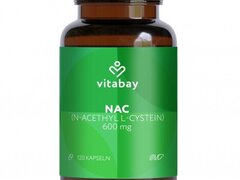 NAC (N-Acetil Cisteina) 600 mg - 120 Capsule vegan, Vitabay